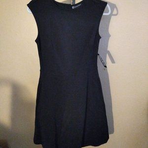 New York & Company, XS Tall Fit and Flare Black Dress